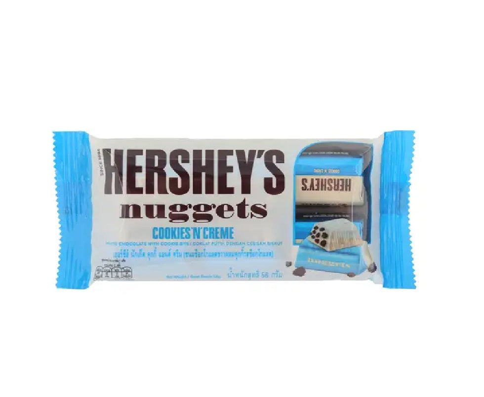 Hersheys Nuggets Cookies N' Creme Chocolate 56g