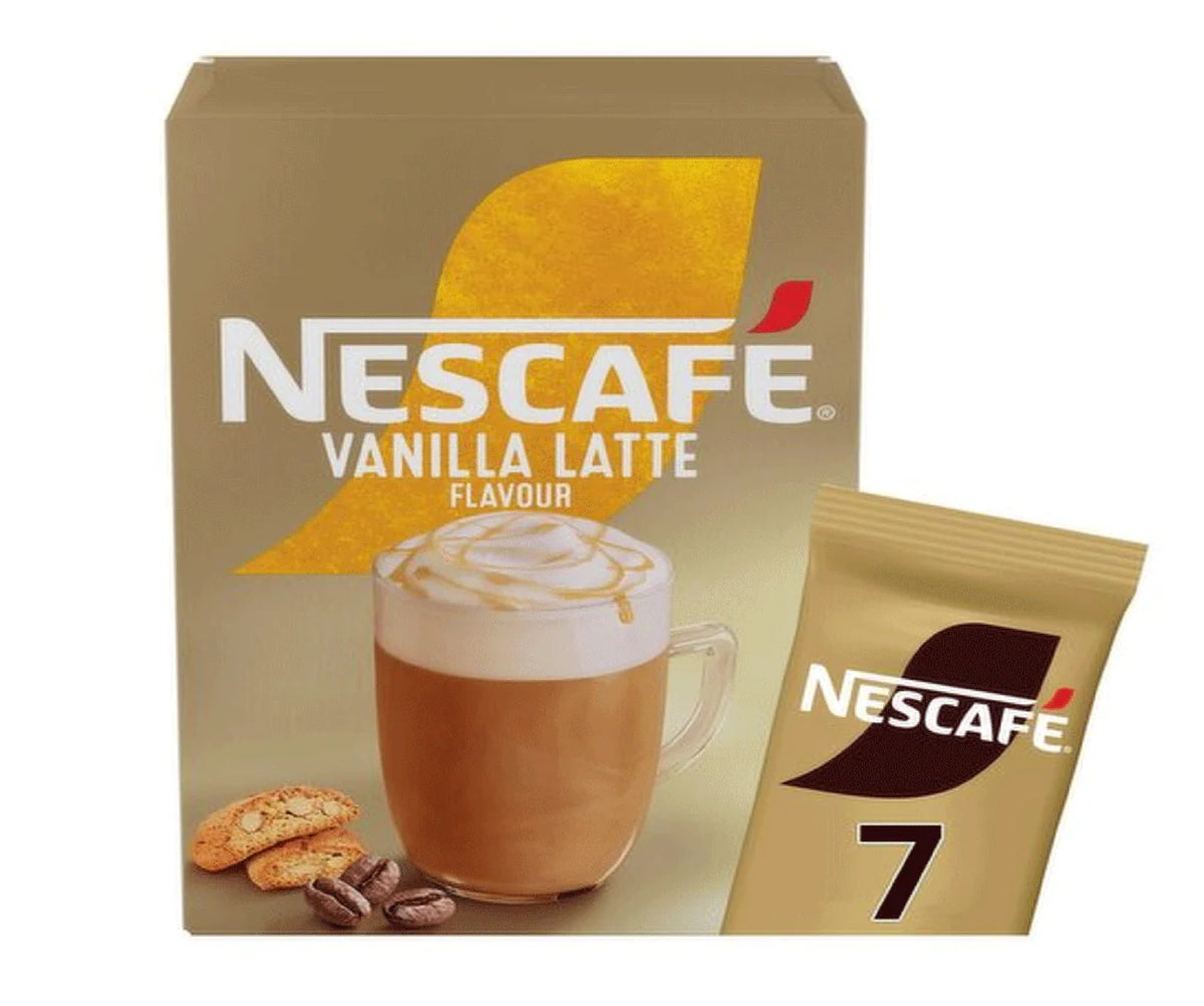 Nescafe Vanilla Latte Coffee 7`s