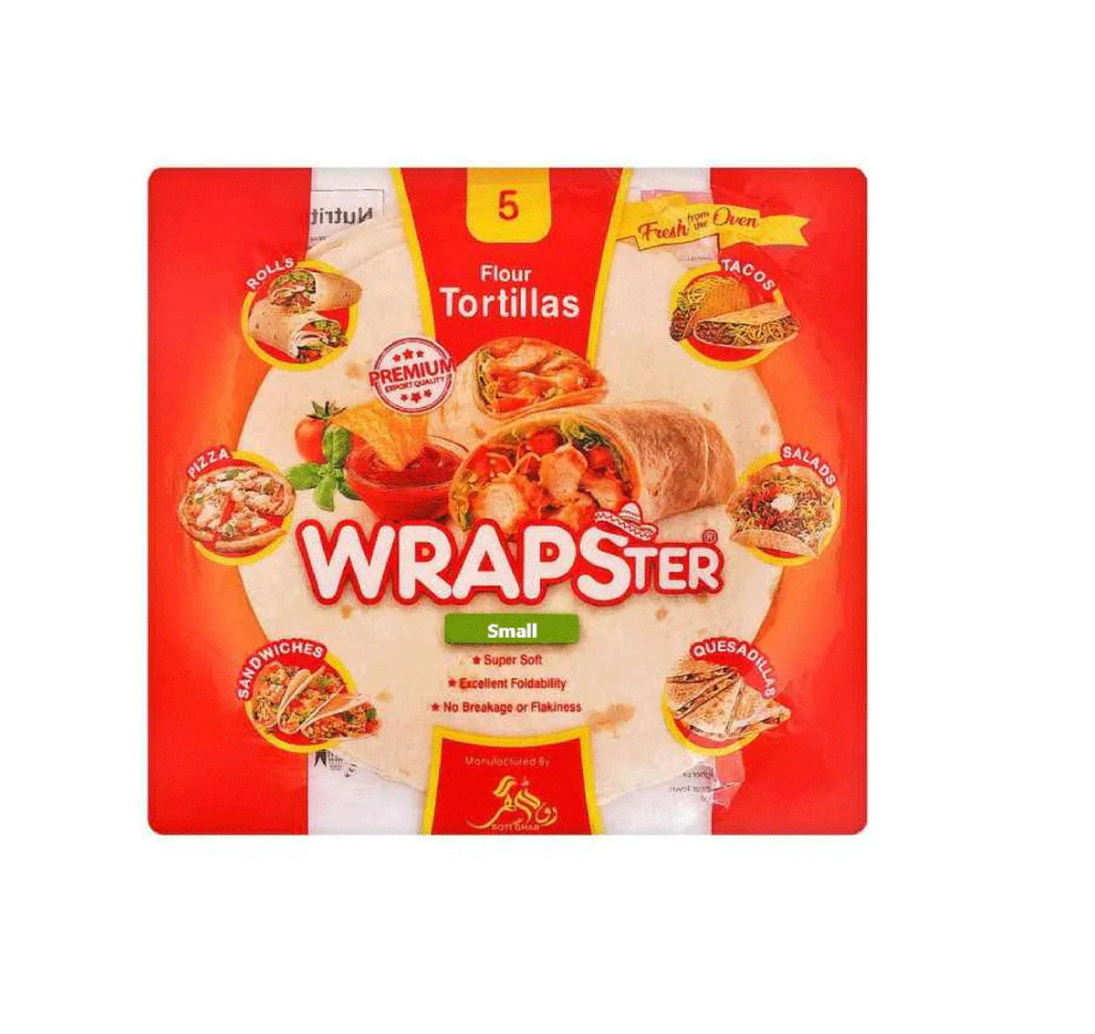 Wrapster Small Taco Flour Tortillas 15pcs