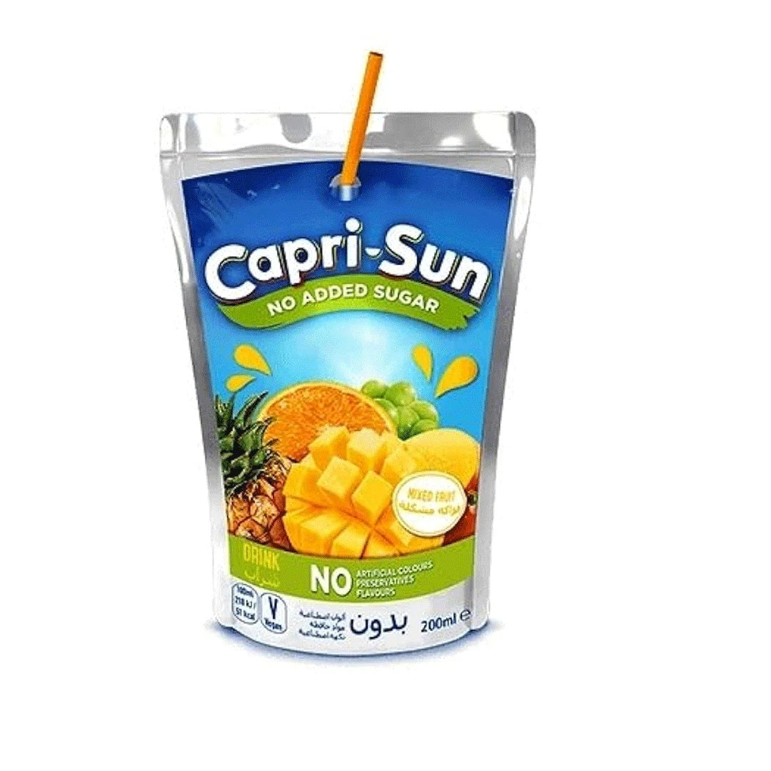 Capri Sun Mixed Fruit No Added Sugar Juice 200ml
