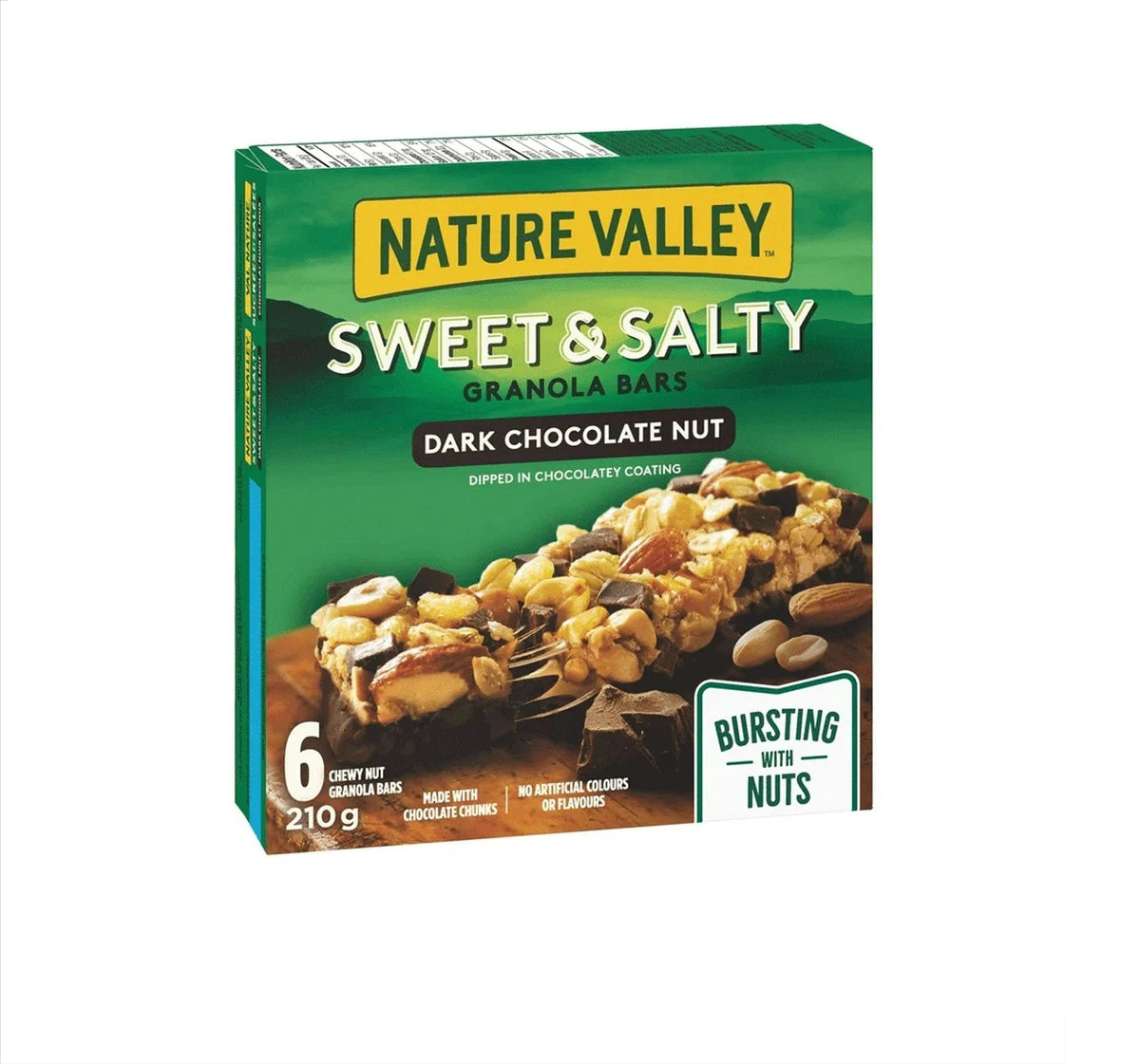 Nature Valley Dark Chocolate Nut Granola Bars 210Gm