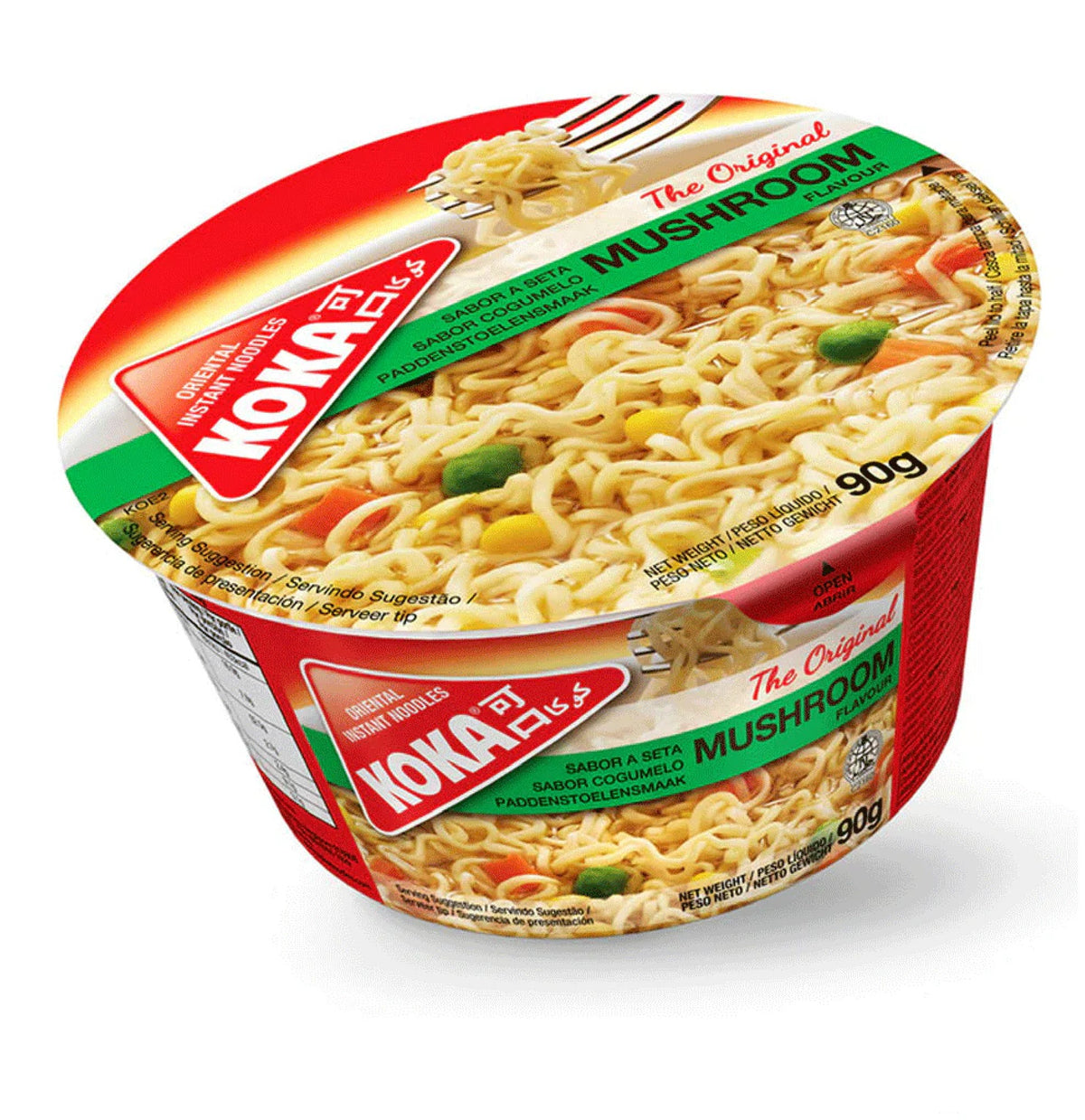 Koka Mushroom Flavour Noodle Bowl 90Gm