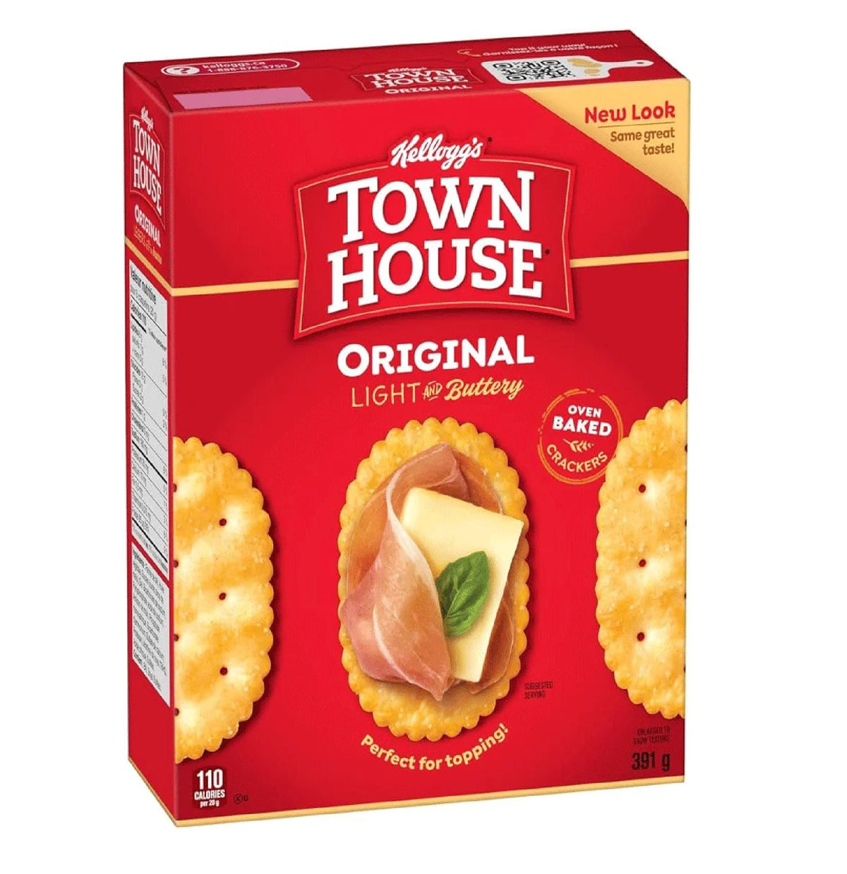 Kelloggs Town House Light and Buttery Crackers 391Gm
