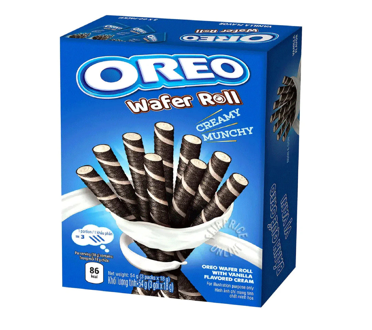 Oreo Wafer Roll Creamy Munch 54Gm