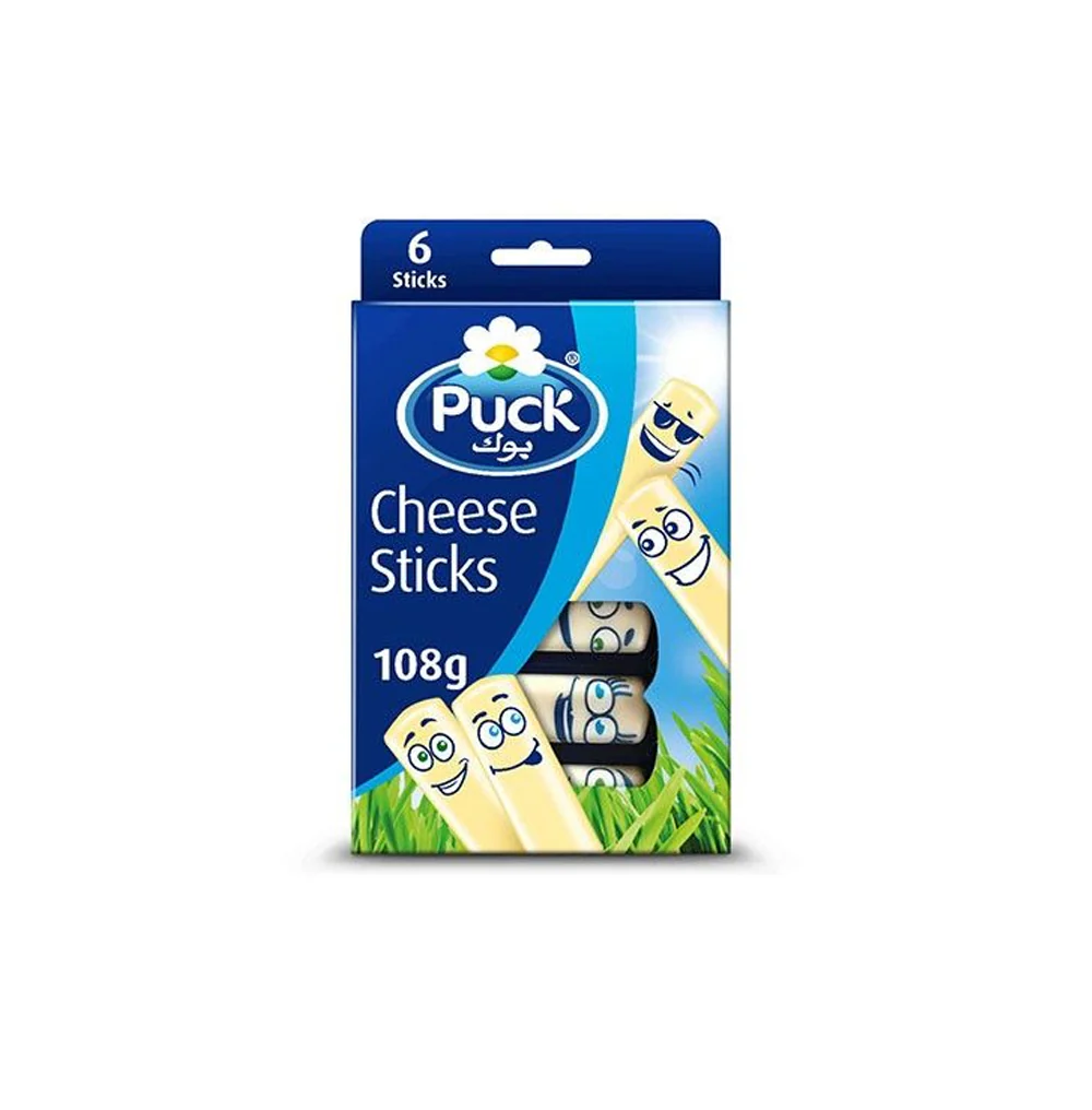 Puck Cheese Sticks 6s 108gm