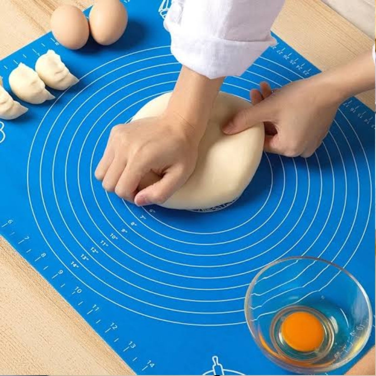 Kitchen organizer Silicone Baking Mat Roti mat Innovative Baking Solutions bake like a Pro mat for kitchen roti mat anti Slip dough mat with measurements kitchen baking accessories dough rolling pad baking made easy tools pastry cake roti maker