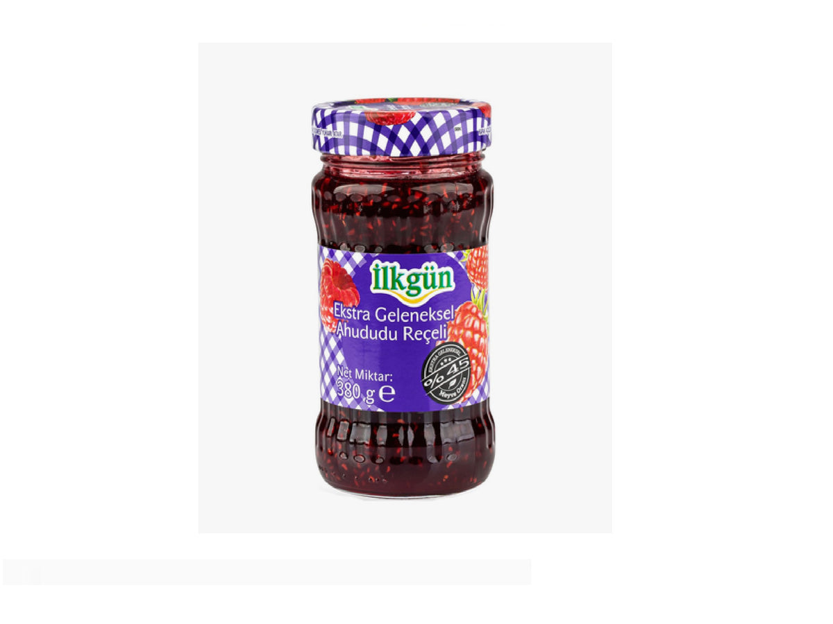 Ilkgun Raspberry Jam 380 gm 45% Fruits Turkiye