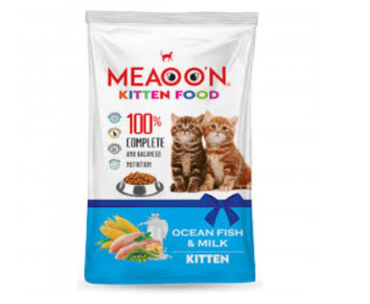 Meaoon Cat Food Ocean Fish & Milk Kitten 400Gm